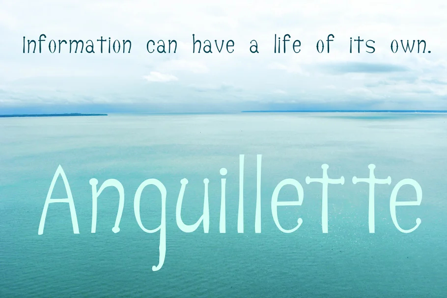 Anguillette Font