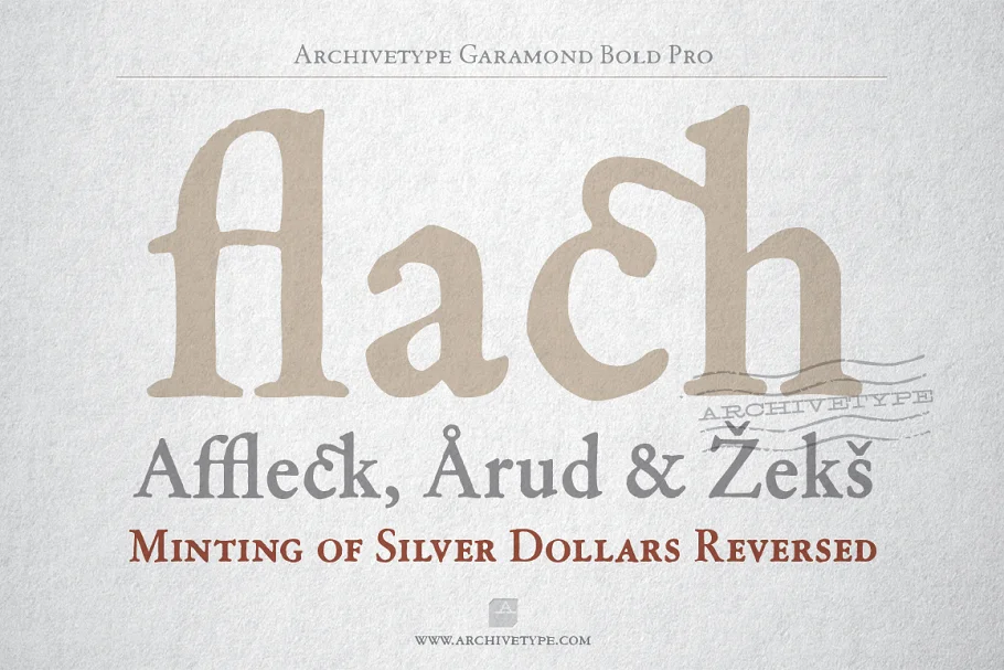 archive garamond bold 4 - Post