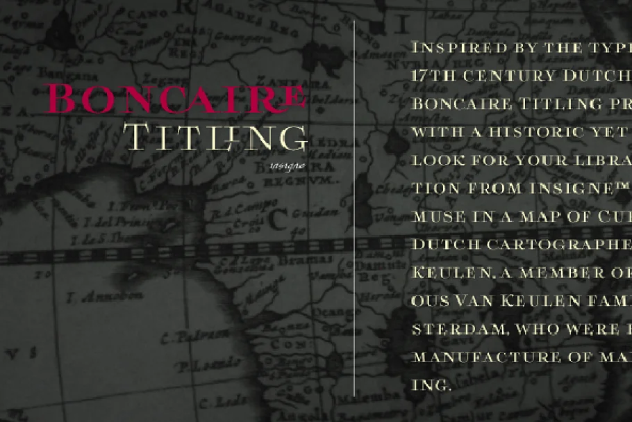 Boncaire Titling Font