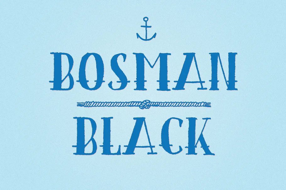 Bosman Black Font