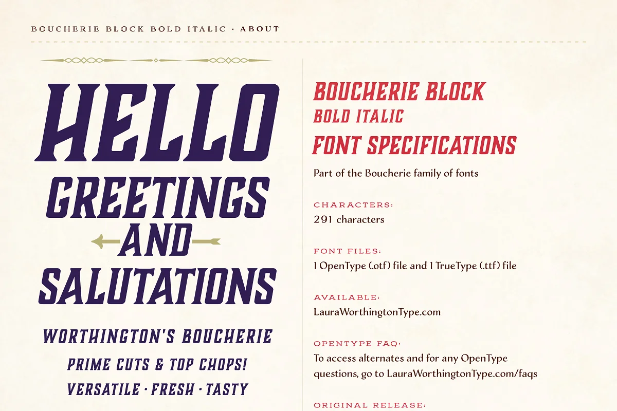 boucherie block bold italic 01 - Post