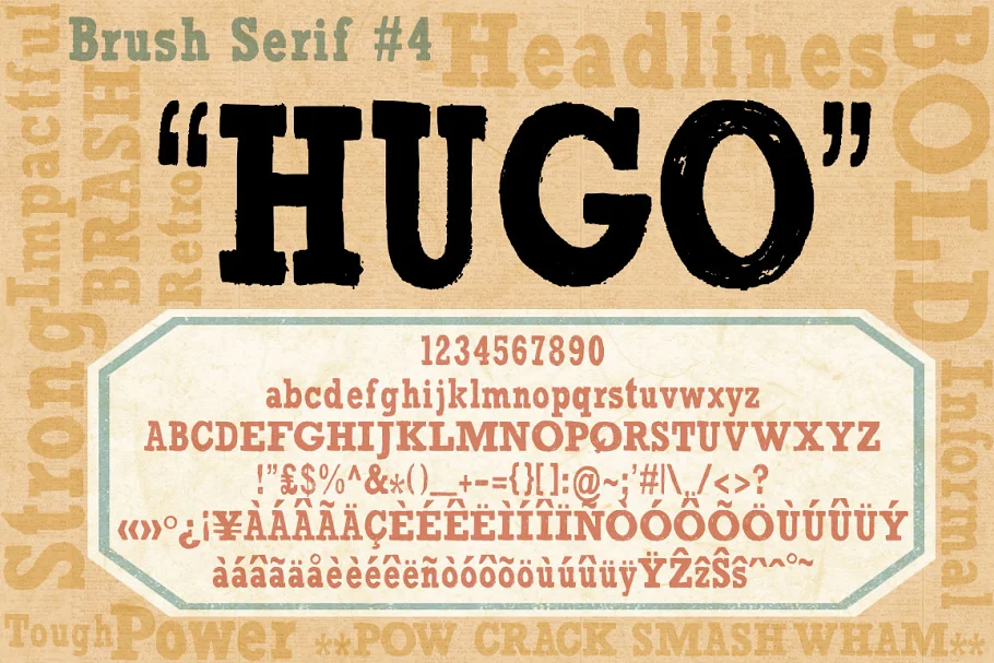 brush serif hugo - Post