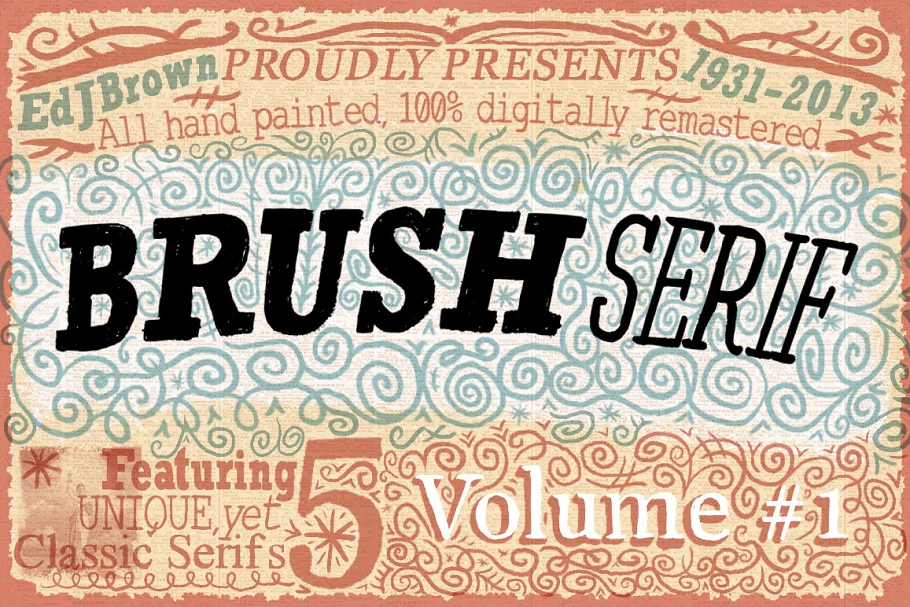 Entire Brush Serif Font