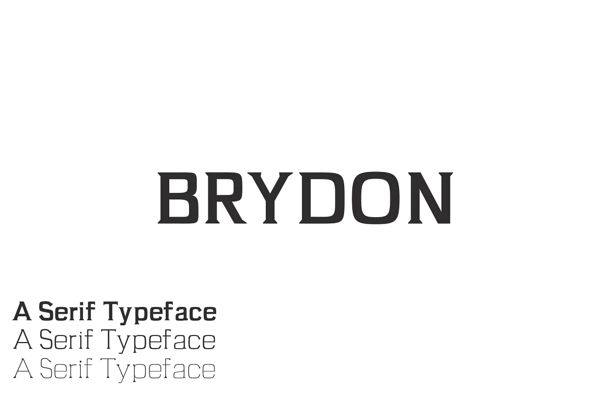 Brydon Serif 3 Font