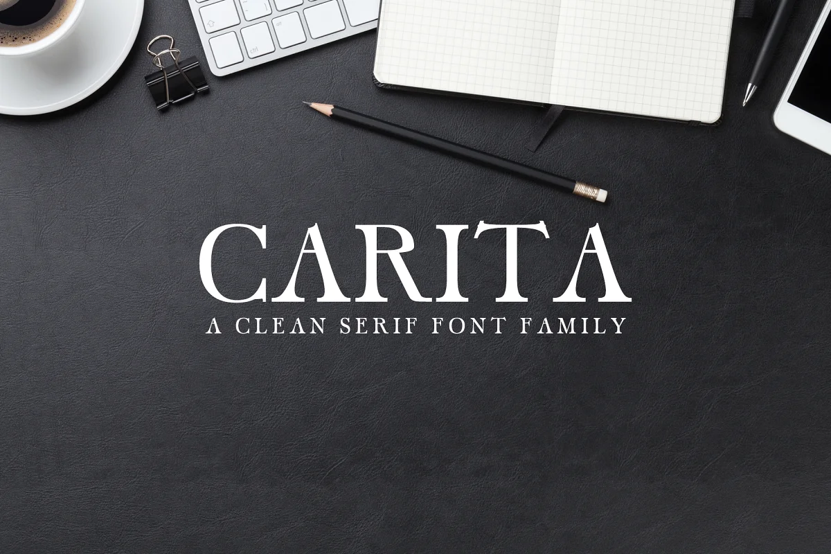 Carita Clean Serif 3 Font