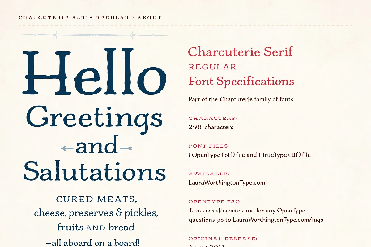 charcuterie serif 01 - Post