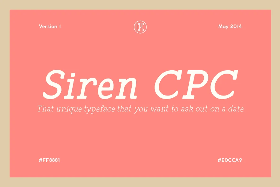 Siren CPC Font