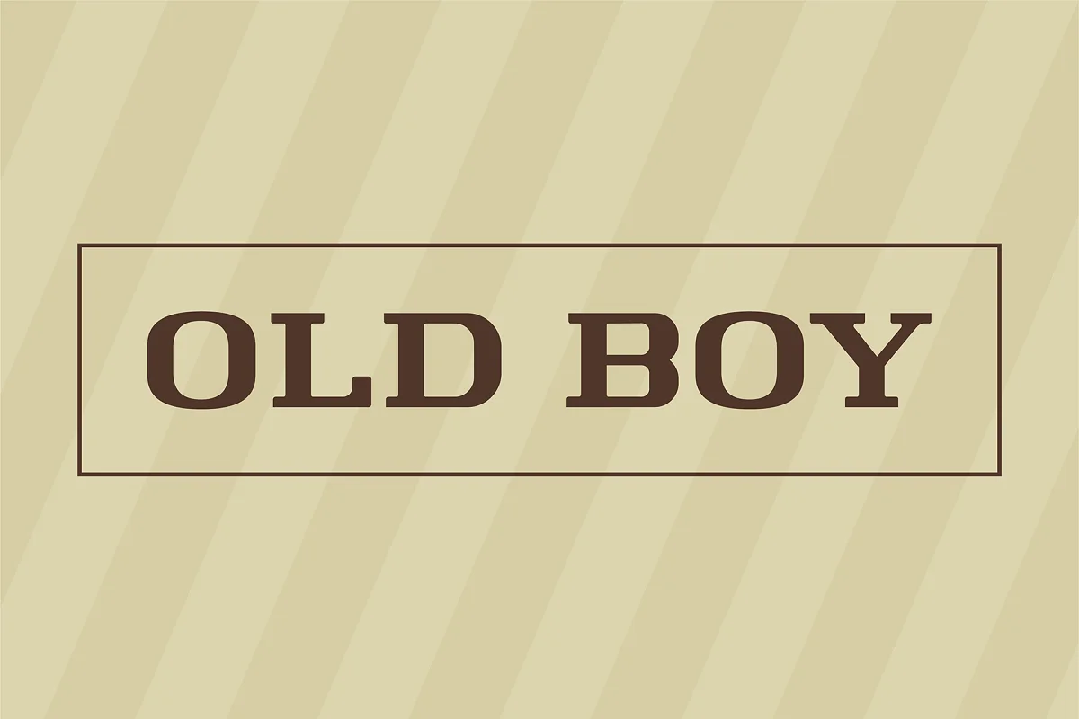 Old Boy Font