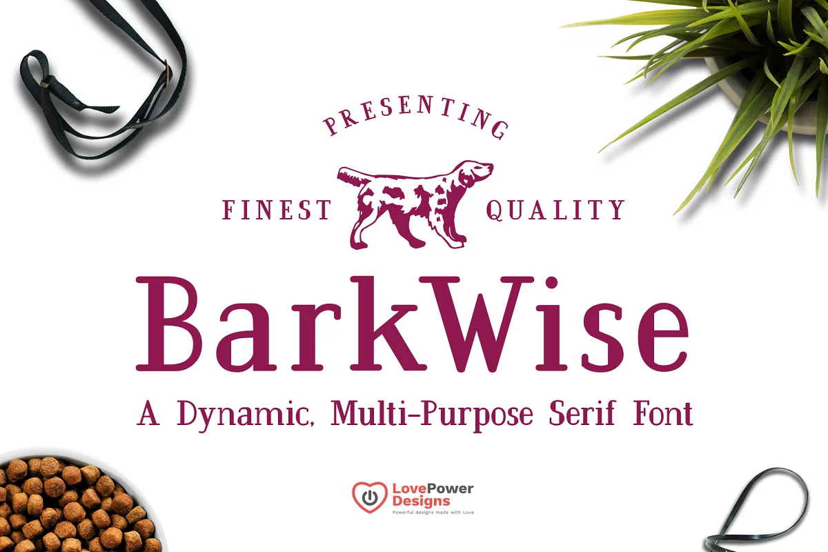 BarkWise Multi Purpose Serif Font