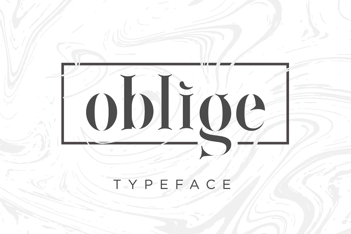 Oblige Font