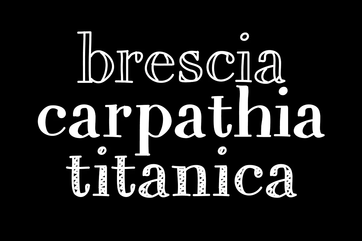 creative market mix brescia carpathia titanica sampler - Post