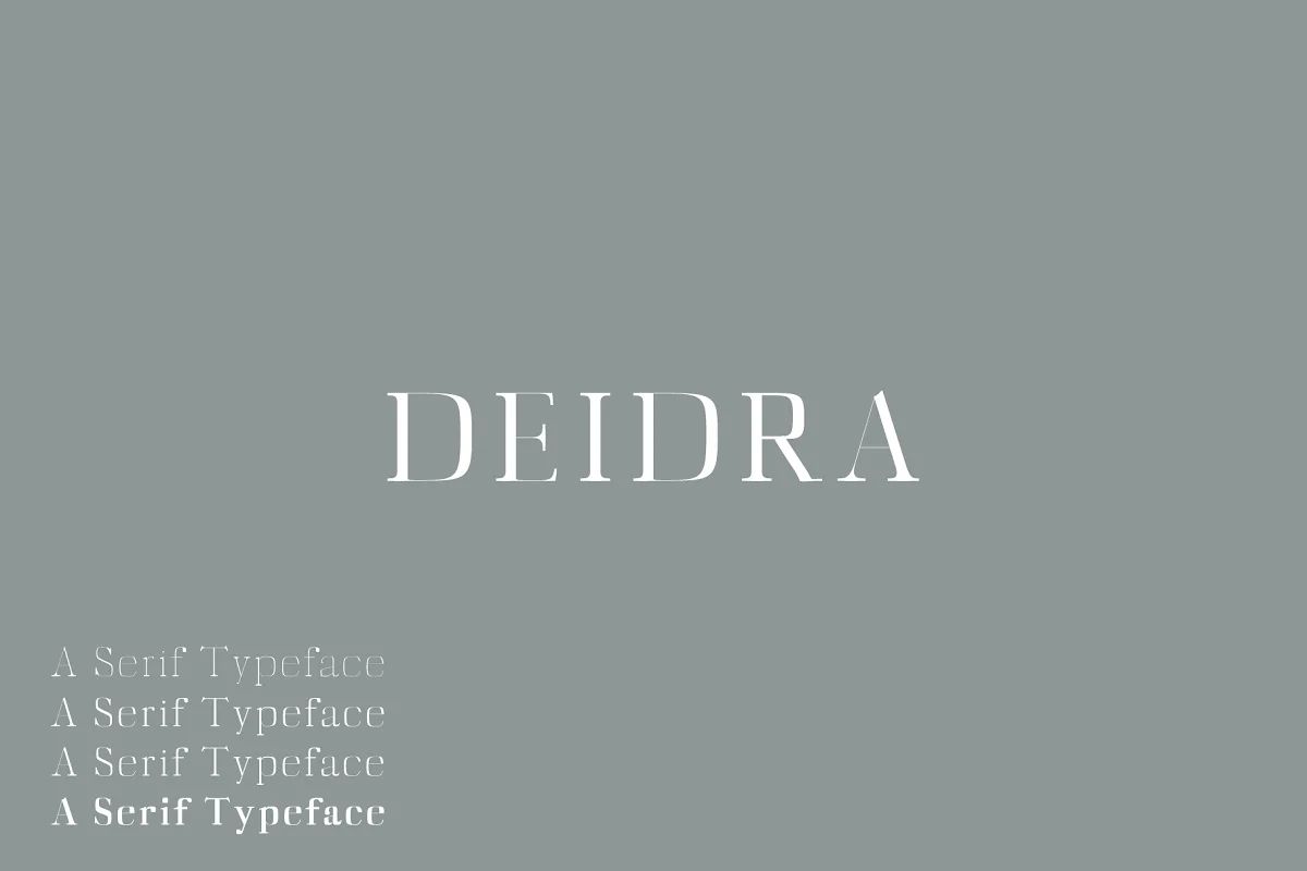 Deidra Serif Font