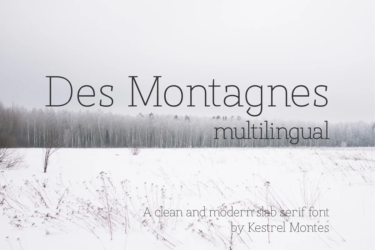 Des Montagnes Font