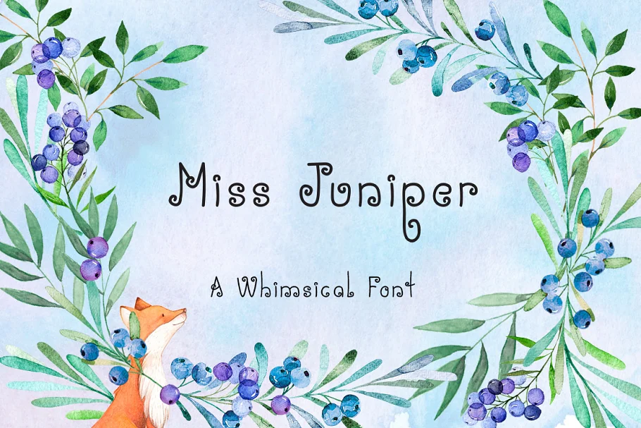 Miss Juniper Serif Font