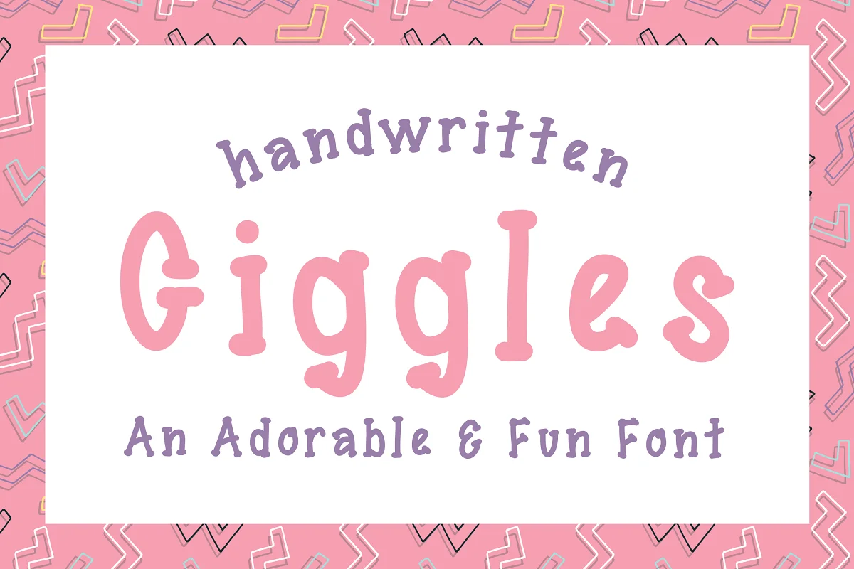 Giggles Fun Handwritten Serif Font