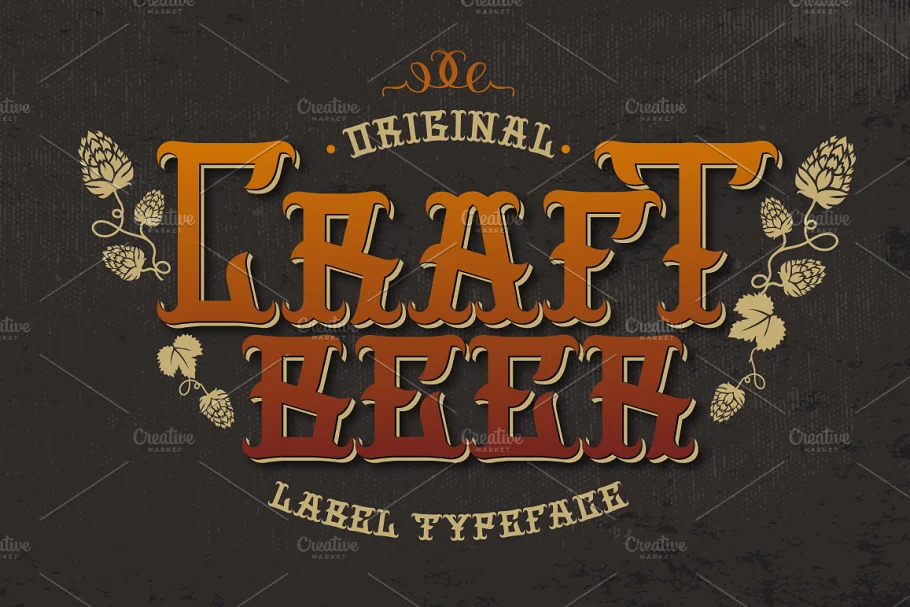 Craft Beer Font And More Font