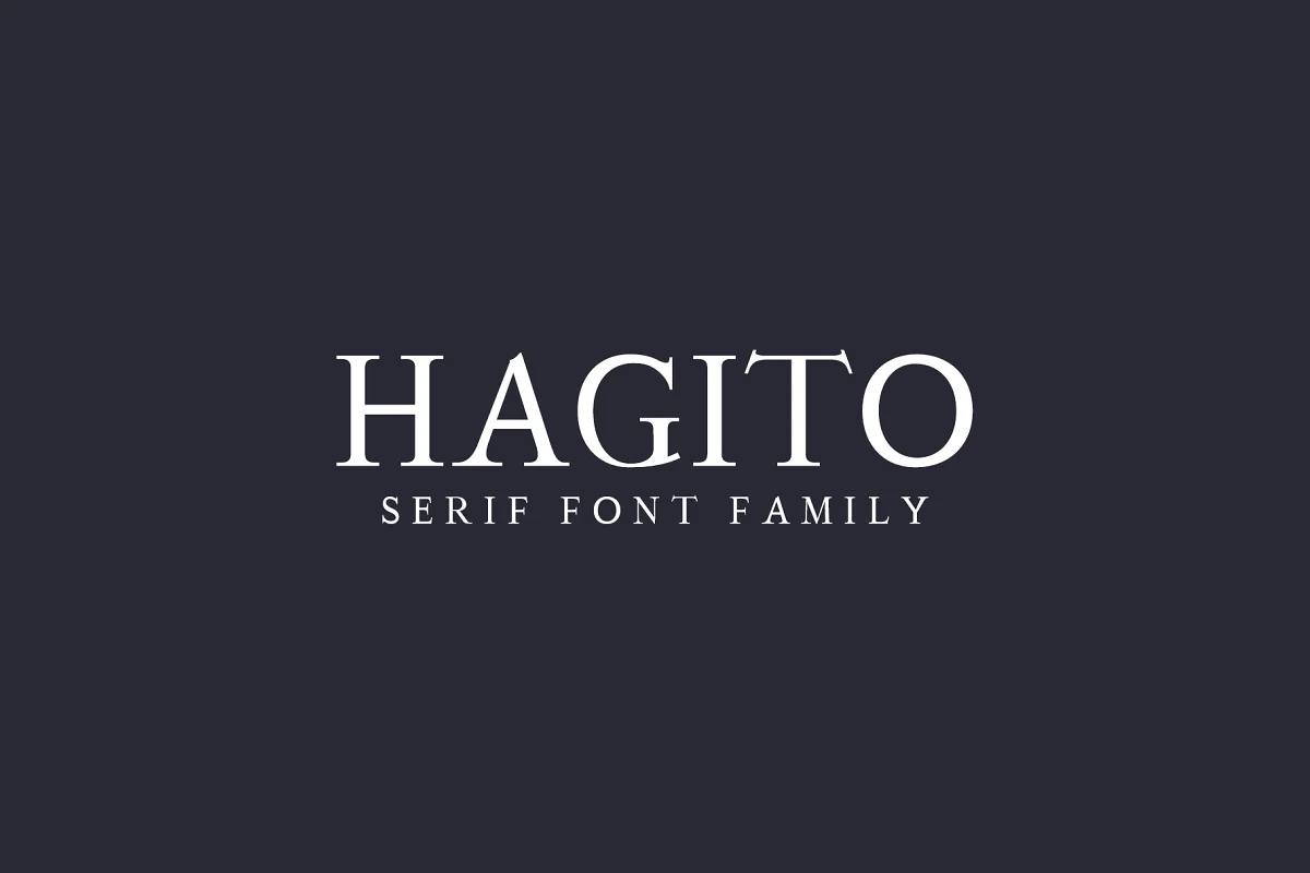 Hagito Serif Font