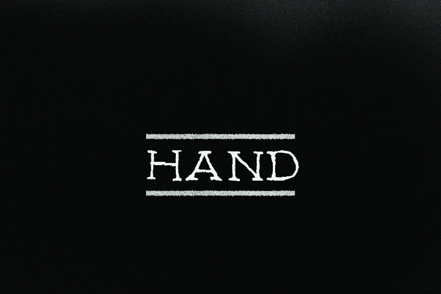 Hand Font