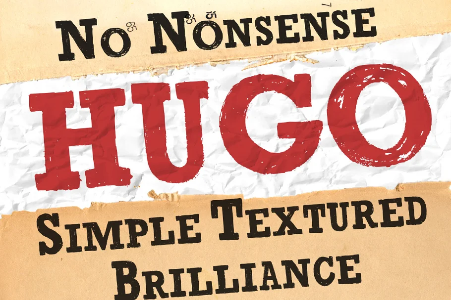 Brush Serif Hugo Font