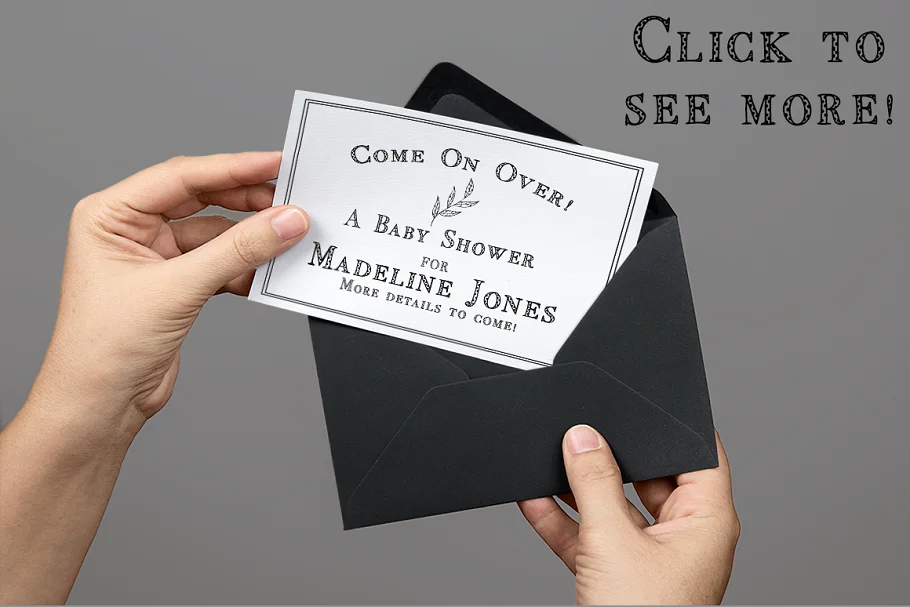 invitation mockup - Post