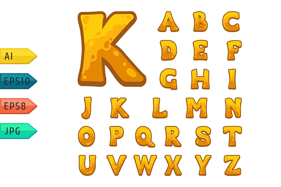 Game Alphabet One For User Interfaces Font