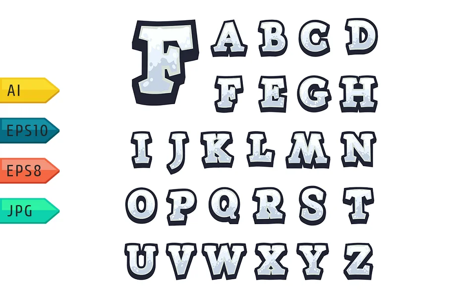 Game Alphabet 11 For User Interfaces Font