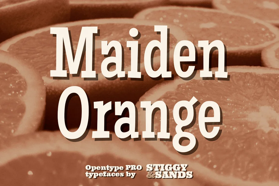 Maiden Orange Pro Font