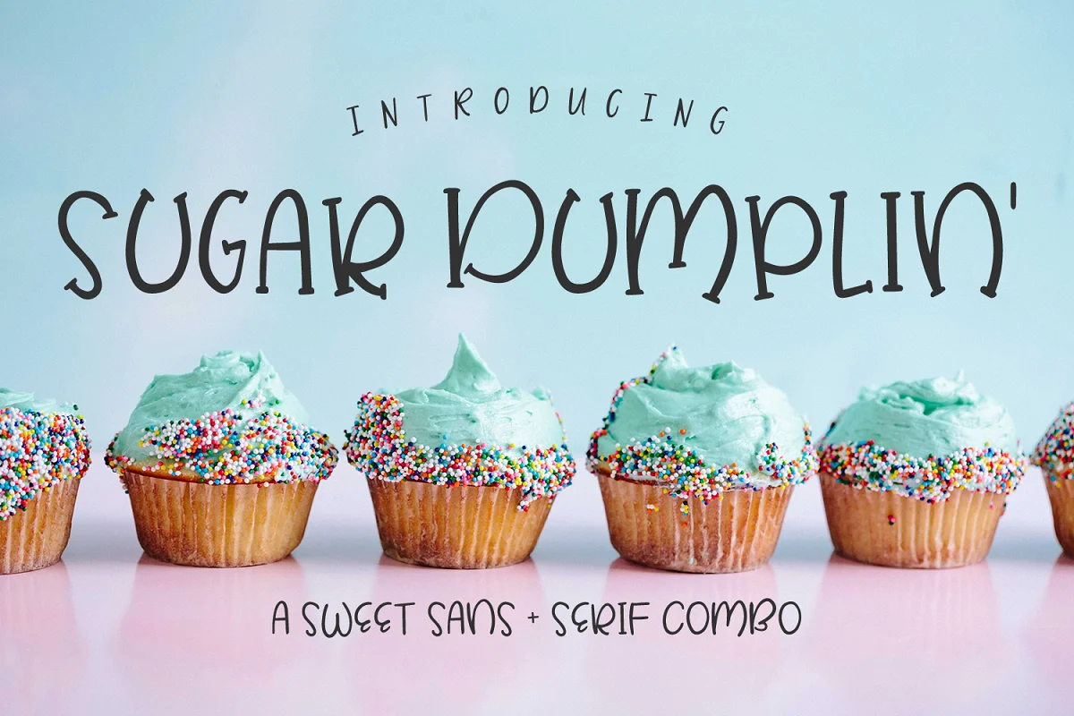 Sugar Dumplin Sans and Serif Font