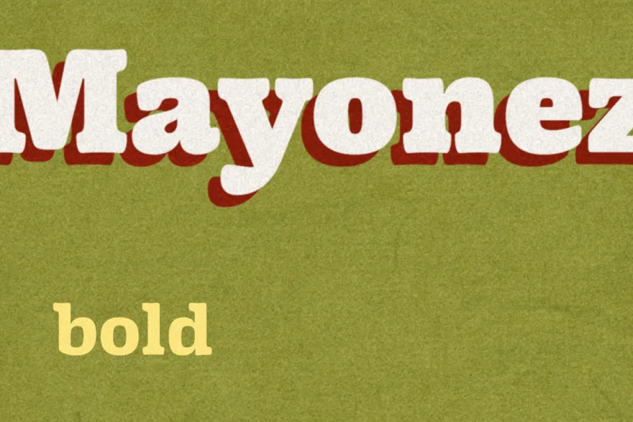 Mayonez Bold Font