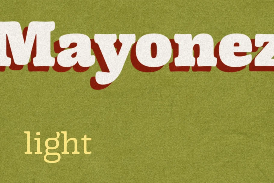 Mayonez Light Font