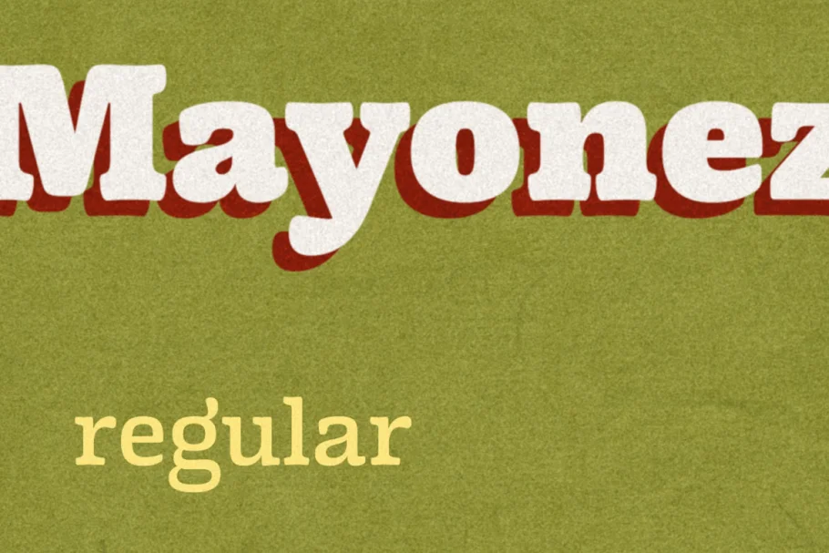 Mayonez Regular Font