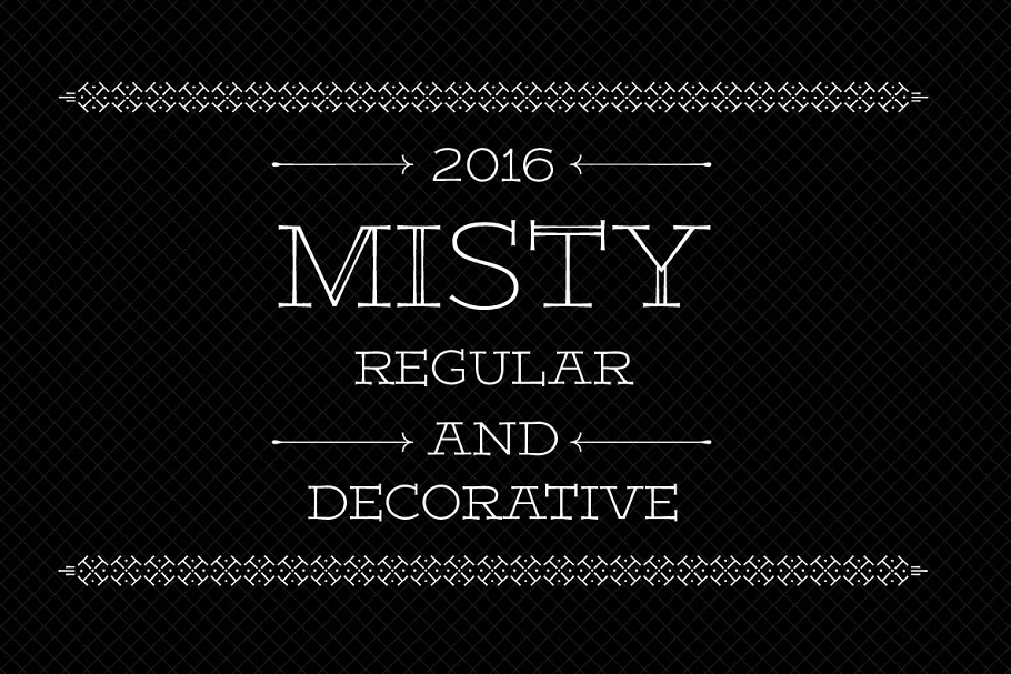 Misty Regular Font