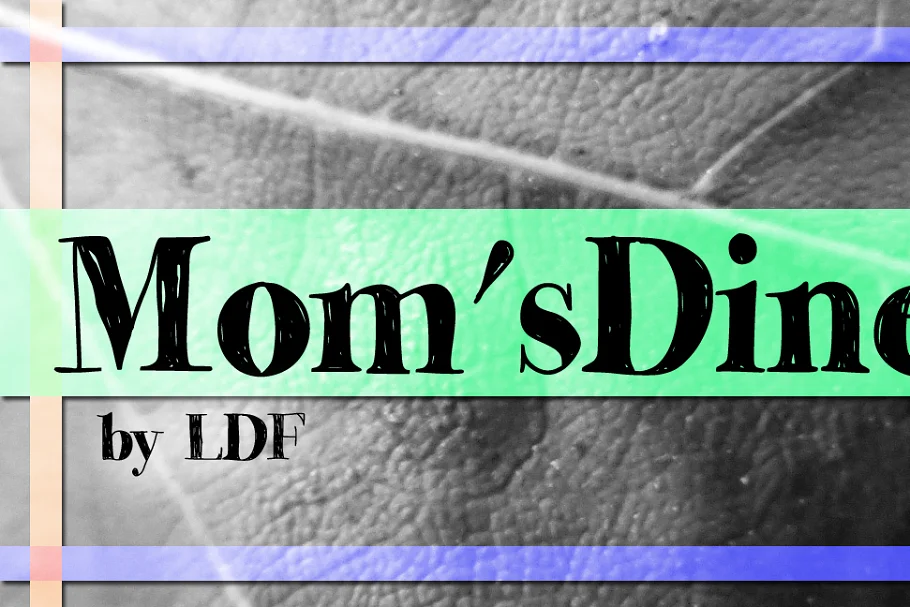 Moms Diner Font