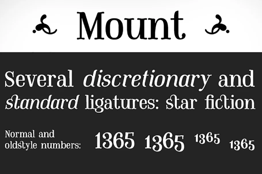 Mount Font