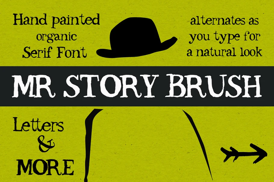 Mr Story Brush Font