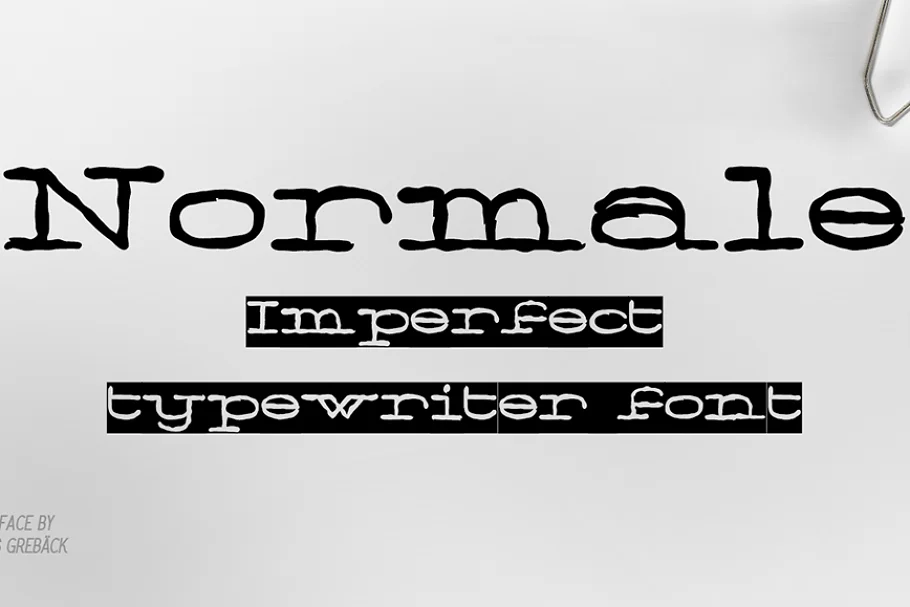 Normale Font