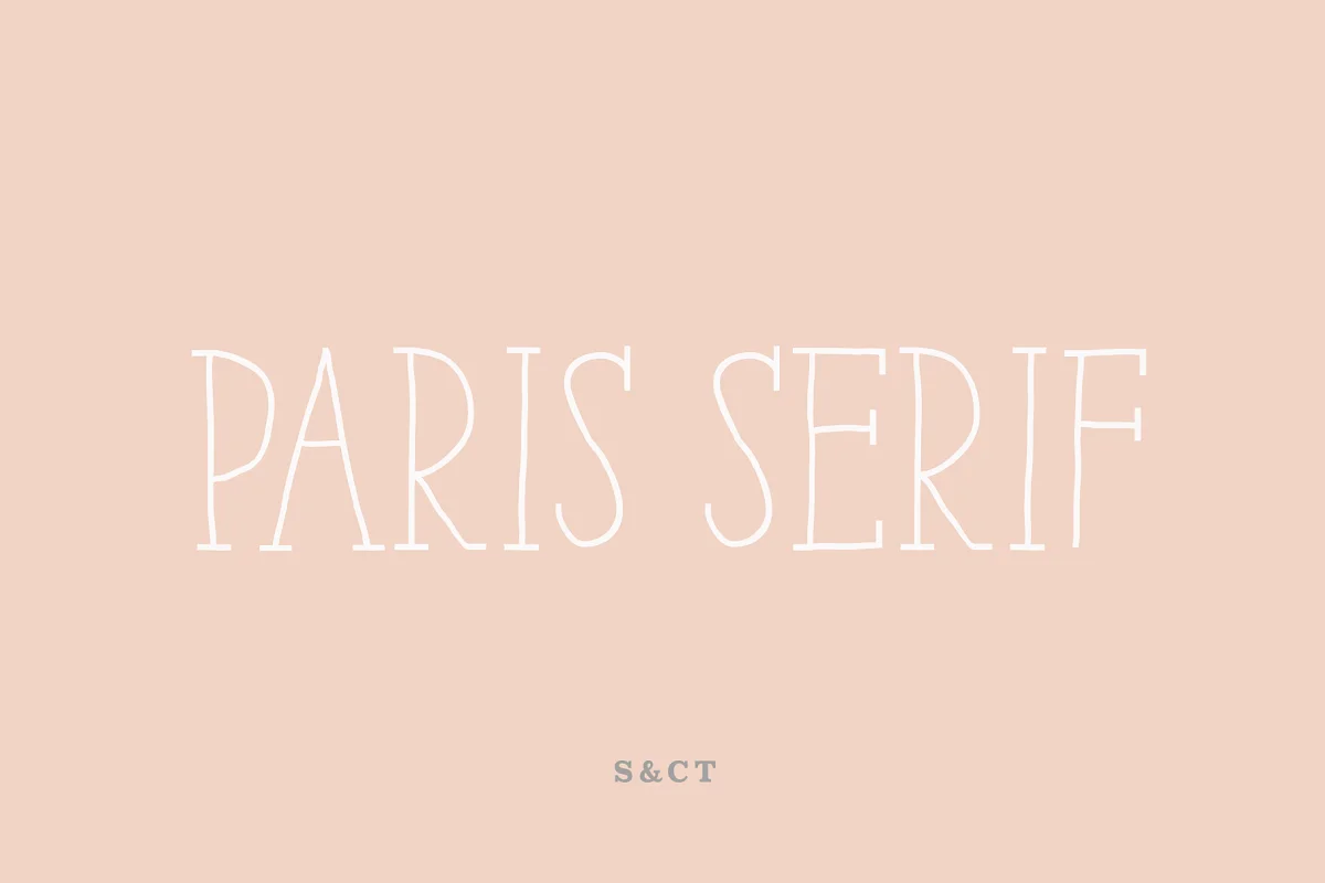 Paris Serif Font