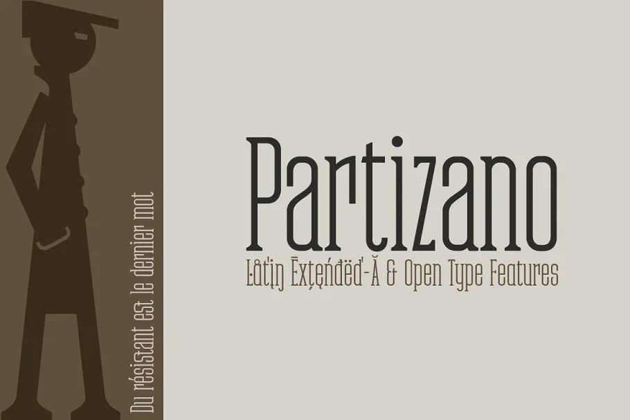 partizano serif condensed - Post