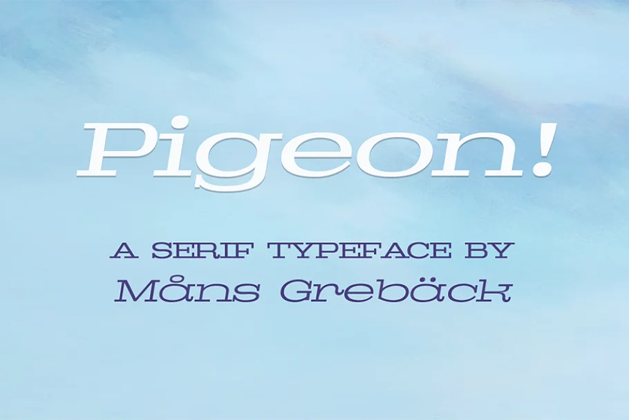 Pigeon Font