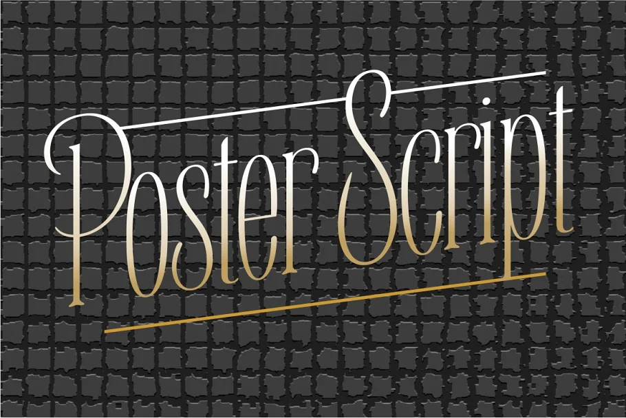 Poster Script Font