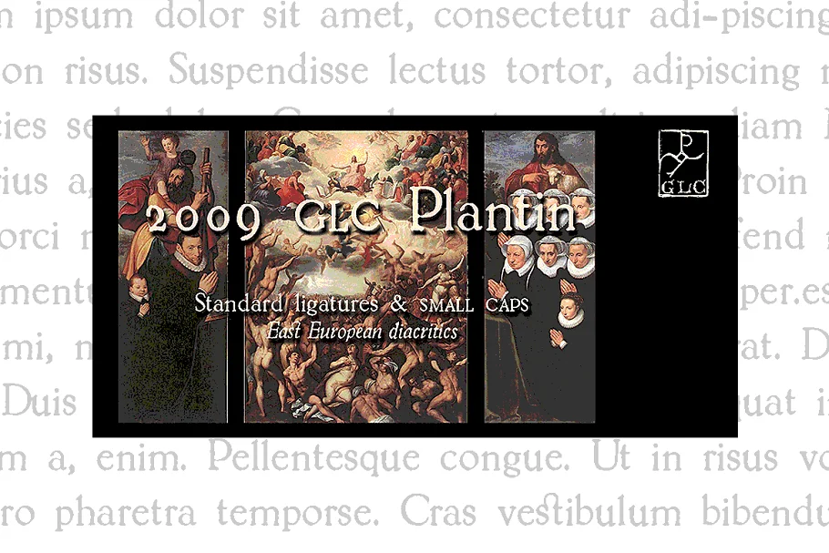 2009 GLC PLantin Set PRO Font