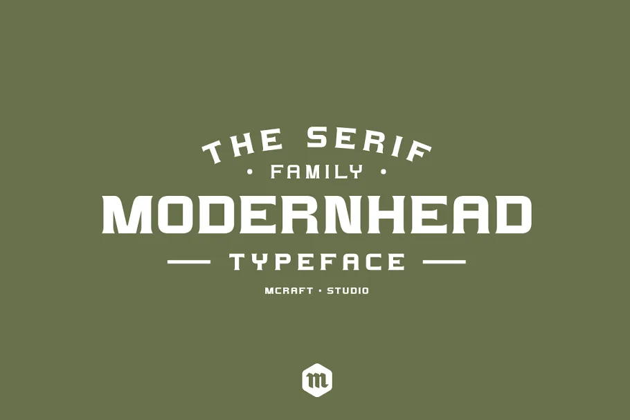 Modernhead Serif Typeface Font