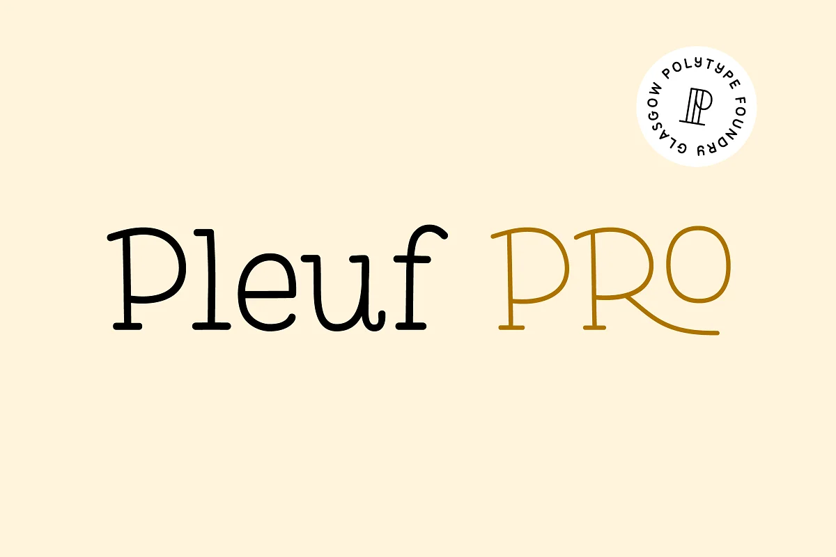 Pleuf Pro The Complete Font