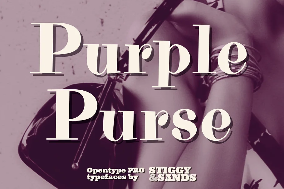 Purple Purse Pro Font