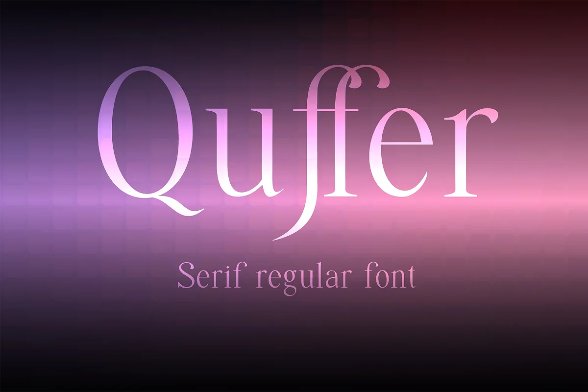 Quffer Serif Regular Font