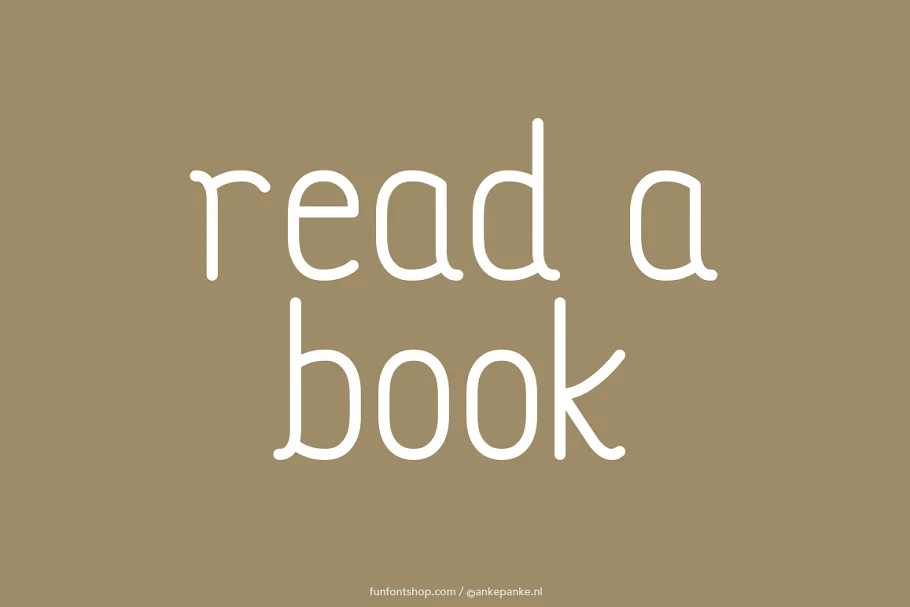 Read a Book Font