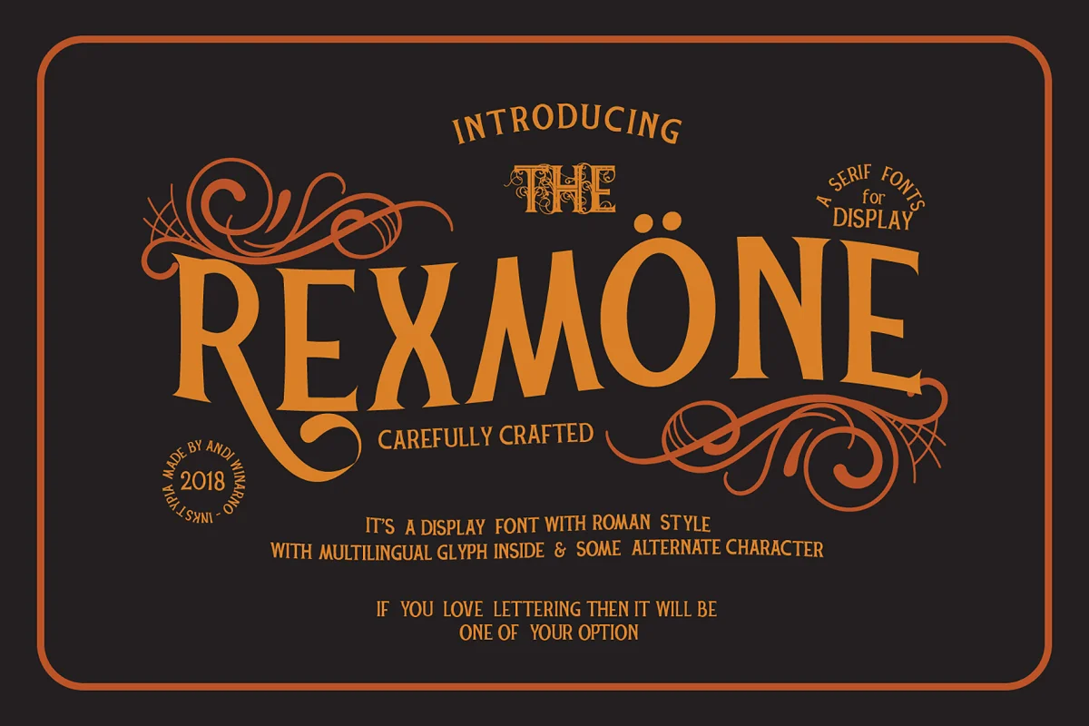 Rexmone Font