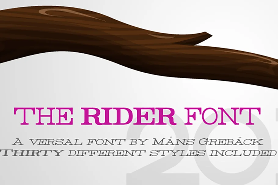 Rider Font