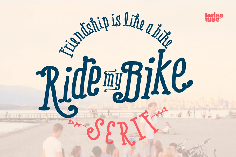 Ride My Bike Serif Font