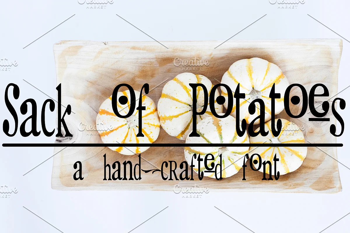 SackOPotatoes Font